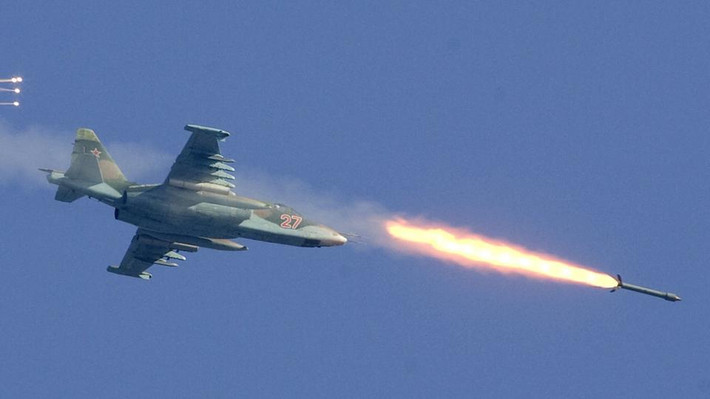 Cuộc tấn công của Không quân Nga diễn ra vào thời điểm Quân đội Syria và lực lượng đồng minh đang chuẩn bị tiến hành chiến dịch quân sự quy mô lớn ở Tây Bắc Syria. Ảnh: Reuters.