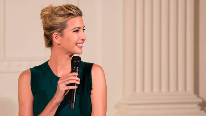 Năm 2017, Ivanka lọt vào top 100 người phụ nữ quyến rũ nhất thế giới, theo bình chọn của tạp chí Maxim (Mỹ). Ảnh: Getty.