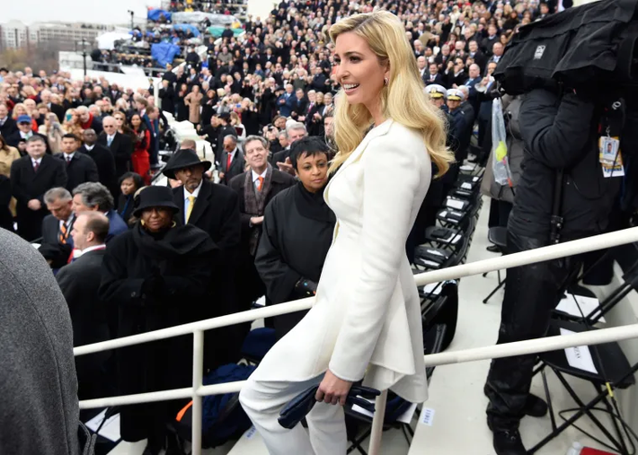 Ivanka Trump xinh đẹp luôn thu hút ánh nhìn của mọi người khi xuất hiện trước đám đông. Ảnh: EPA.
