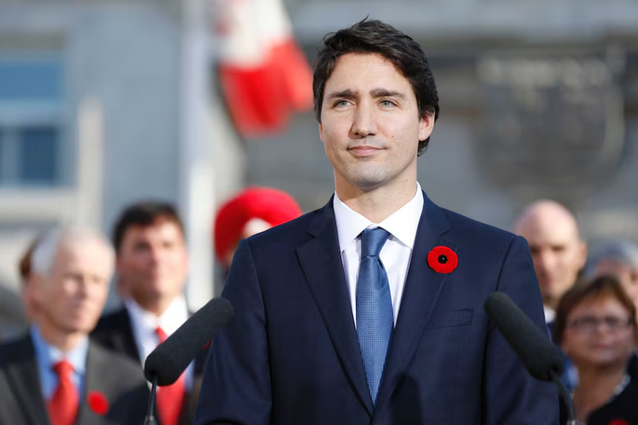 Năm 2015, ông Justin Trudeau trở thành Thủ tướng thứ 23 của Canada và là vị Thủ tướng trẻ thứ hai trong lịch sử nước này sau ông Joe Clark. Ảnh: Reuters.
