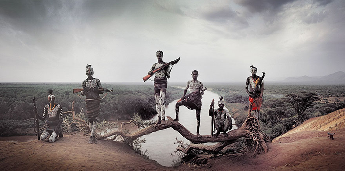 Bộ tộc biệt lập ở làng Korcho, thung lũng Omo của Ethiopia.