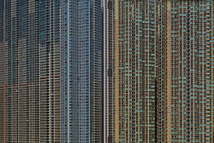 Hong Kong (Trung Quốc) với những tòa nhà chen chúc.