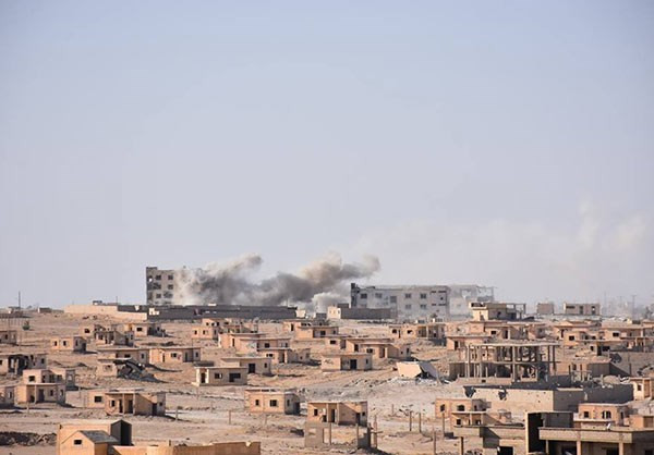 Trong hai ngày qua, quân đội Syria cũng đã giải phóng hai thị trấn lớn ở phía bắc và nam thành phố chiến lược Deir Ezzor là Ayyash và Jafrah. Ảnh: FNA.