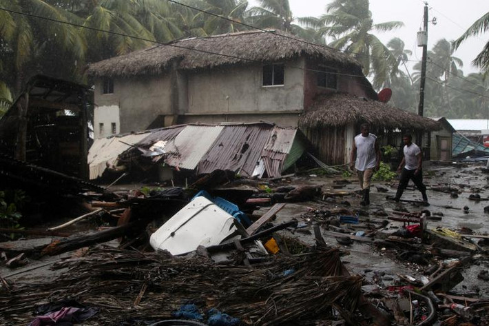 Được biết, cơn bão Irma đã đổ bộ vào Cộng hòa Dominica chiều 7/9. Ảnh: Reuters.