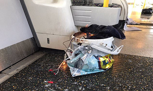 Daily Mail đưa tin, vụ nổ trên tàu điện ngầm London xảy ra vào khoảng 8h20 sáng ngày 15/9 (giờ địa phương). Ảnh: Daily Mail.