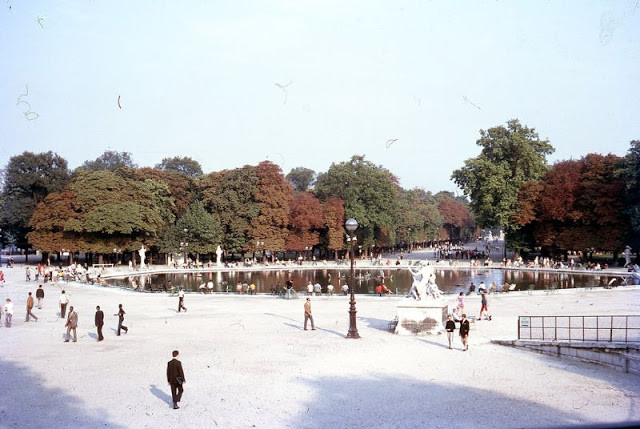 Vườn Tuileries nằm ở trung tâm thành phố Paris. Ảnh: VT.