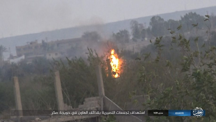 Nếu quân đội Syria chiếm được đảo này, họ có thể kiểm soát hỏa lực toàn bộ vùng ngoại ô bị nhóm khủng bố IS chiếm đóng. Ảnh: AMN.