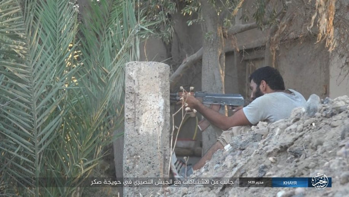 Thứ hai, nếu hòn đảo rơi vào tay lực lượng Syria, nhóm IS sẽ không thể điều quân tiếp viện vào trong thành phố. Ảnh: AMN.
