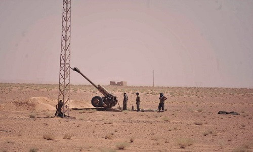 Lực lượng Syria trên chiến trường Deir Ezzor. Ảnh: FNA.