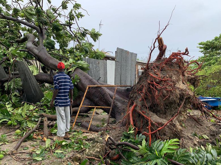 Theo Reuters, bão nhiệt đới Elsa đã càn quét qua Barbados, St.Lucia, Jamica, Cộng hòa Dominica, Haiti và Cuba, gây thiệt hại cho các quốc gia vùng Caribe này. (Nguồn ảnh: Reuters)