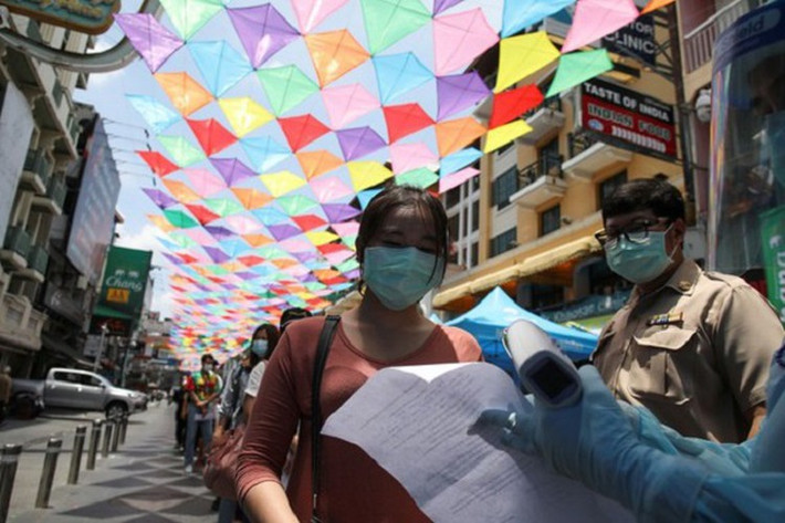 Tính đến ngày 13/7, Thái Lan đã tiêm 13,2 triệu liều vắc xin ngừa COVID-19, trong đó có 3,34 triệu người đã tiêm đủ liều. Ảnh: Reuters.
