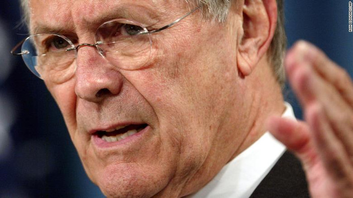 "Ông Donald Rumsfeld ra đi trong vòng tay của những người thân yêu trong gia đình tại New Mexico", trích thông báo của gia đình Rumsfeld.