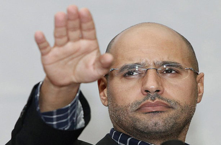 Saif là con trai thứ nhì của cố lãnh đạo Libya Muammar al-Gaddafi với người vợ thứ hai của ông, bà Safia Farkash. Ảnh: Reuters.