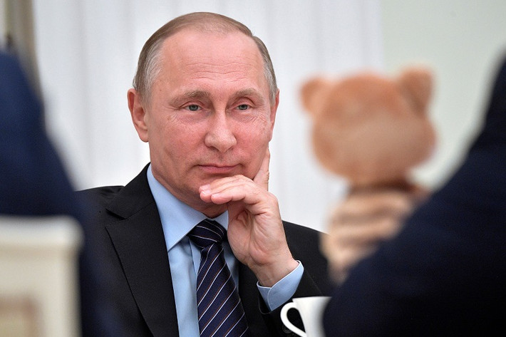 Hồi tháng 6/2017, Tổng thống Putin tiết lộ thêm về đời tư khi lần đầu tiên xác nhận ông có hai cháu ngoại. Tuy nhiên, ông không nêu danh tính cháu vì muốn chúng có một cuộc sống bình thường. Ảnh: New York Post.