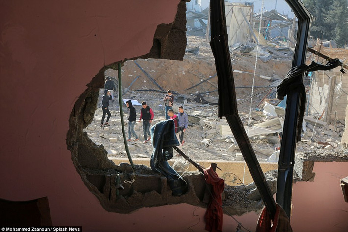 Theo nguồn tin y tế, hai người đã thiệt mạng trong vụ xung đột ở miền trung Dải Gaza. Ảnh: Daily Mail.