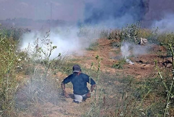 Cùng ngày, Abu Thurayeh, một người biểu tình Palestine khác, đã bị cảnh sát Israel bắn chết ở khu vực biên giới phía đông thành phố Gaza. Ảnh: Daily Mail.
