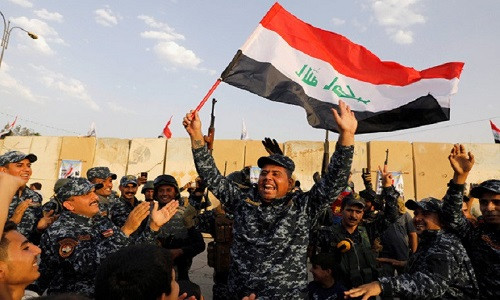 Tuyên bố giành chiến thắng trước IS tại Iraq của Thủ tướng al-Abadi được đưa ra chỉ hai ngày sau khi Bộ Tổng tư lệnh Các lực lượng vũ trang Nga khẳng định đã đánh bại hoàn toàn IS tại Syria. Ảnh: Reuters.