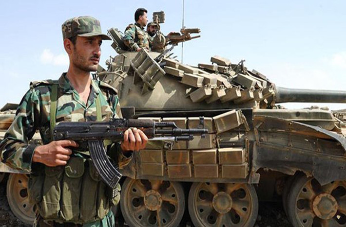 Trong diễn biến khác trên chiến trường Syria, tại tỉnh Damascus, Quân đội Syria đã tiến đánh thành trì cuối cùng của nhóm liên minh thánh chiến Hayat Tahrir al-Sham ở phía tây nam tỉnh này, qua đó giành quyền kiểm soát hai đỉnh đồi chiến lược. Ảnh: FNA.