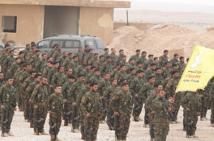 Theo nguồn tin của lực lượng đối lập Syria, nhóm khủng bố IS cũng tấn công một chốt kiểm soát của lực lượng SDF ở thị trấn al-Shheell phía bắc Hamam và Jaras Sharqi. Ảnh: SF.