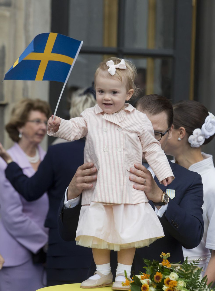 Bức ảnh chụp Công chúa Estelle tại Cung điện Hoàng gia ở Stockholm vào ngày 15/9/2013. Ảnh: TC.