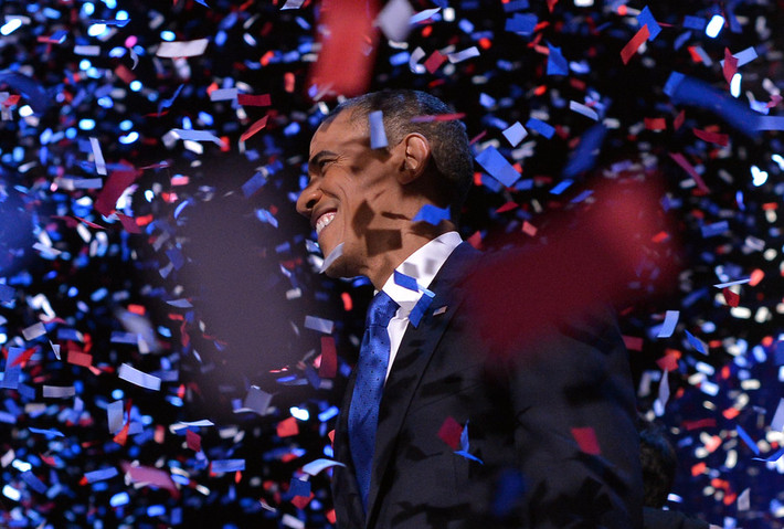 Ông Obama tái đắc cử Tổng thống Mỹ vào năm 2012.