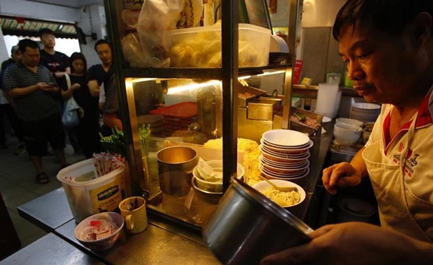 Quán phở Hill Street Tai Hwa Pork Noodle.