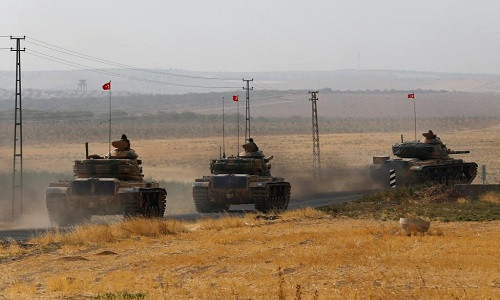 Hình ảnh được ghi nhận tại Karkamis, tỉnh Gaziantep, hôm 25/8.