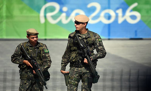 Một tuần trước khi khai mạc Thế vận hội Rio 2016, Bộ Tư pháp Brazil đã quyết định chấm dứt hợp đồng với một công ty an ninh tư nhân.