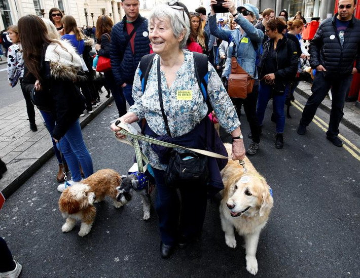 Cuộc tuần hành Wooferendum diễn ra ngay tại thủ đô London.