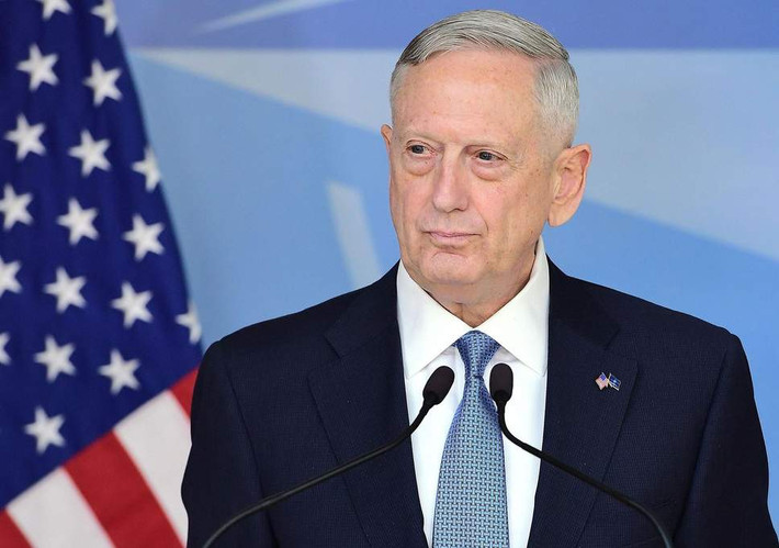 Vào tháng 12/2016, Tướng Mattis được Tổng thống Mỹ Donald Trump đề cử làm Bộ trưởng Quốc phòng Mỹ và ông chính thức “đắc cử” vị trí này vào ngày 20/1/2017. Ảnh: Independent.