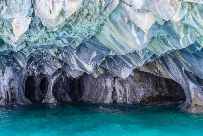 Marble Caves là một khu bảo tồn thiên nhiên với những hang động tự nhiên tuyệt đẹp ở Chile.