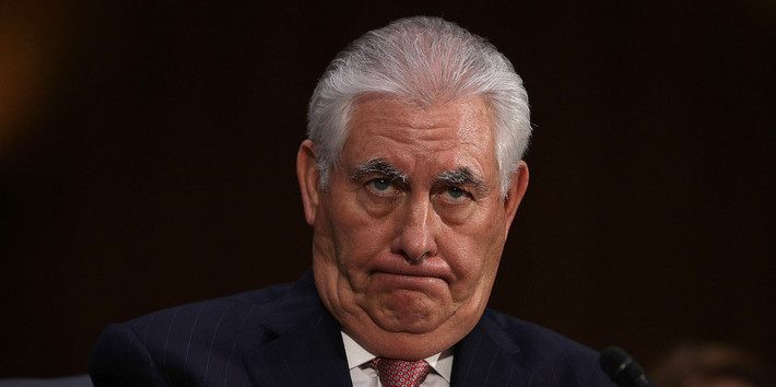 Tháng 12/2017, Ngoại trưởng Mỹ khi đó là ông Rex Tillerson thông báo Mỹ vừa quyết định chấm dứt tham gia vào quy trình của Liên Hợp Quốc nhằm xây dựng Hiệp ước Di trú Toàn cầu (GCM). Ảnh: Foreign Policy.