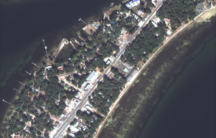 Còn đây là đường cao tốc 98 chạy qua Công viên Long Point gần thành phố Panama, Florida, ngày 17/11/2017.