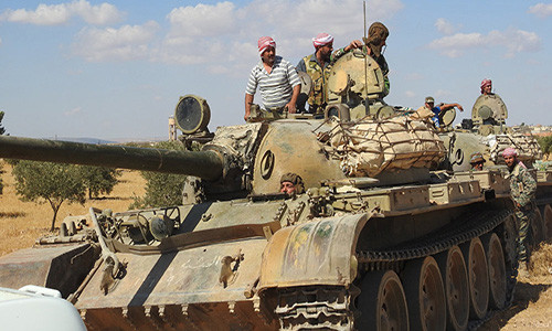 Theo một chỉ huy chiến trường Syria, nhóm phiến quân Ajnad al-Sham, được triển khai gần chốt quan sát của Thổ Nhĩ Kỳ ở thị trấn nhỏ Sarmin, đã tấn công căn cứ của lực lượng chính phủ Damascus ở thị trấn Kafraya, Đông Idlib. Ảnh: Sputnik.