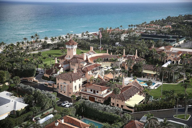 Mar-a-Lago ở bang Florida là khu nghỉ dưỡng của gia đình Tổng thống Trump. Ảnh: Getty.