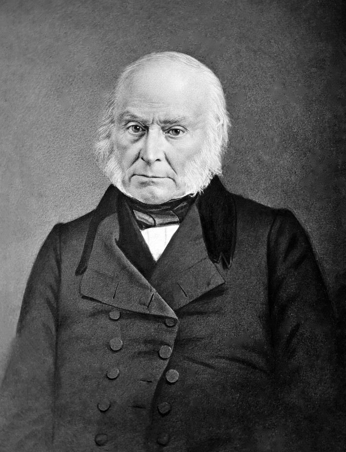 Được biết, ông Quincy Adams (1767-1848) là vị Tổng thống thứ 6 của nước Mỹ. Ông là một nhà ngoại giao, thượng nghị sĩ, dân biểu bang Massachusetts. Ảnh: Wikipedia.