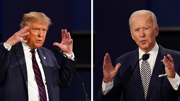 Kết quả của cuộc bầu cử Tổng thống Mỹ 2020 vẫn chưa ngã ngũ, song ứng viên Joe Biden (phải) đang tạm dẫn trước Tổng thống đương nhiệm Donald Trump và rộng đường vào Nhà Trắng. Ảnh: AP.