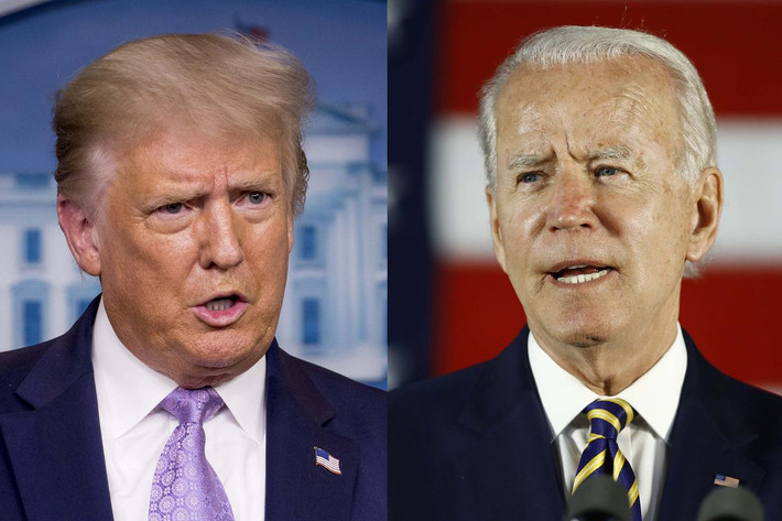 Hiện tại, Tổng thống Trump đang bị đối thủ Joe Biden dẫn trước trong các cuộc thăm dò dư luận toàn quốc. Tuy nhiên, trên thực tế, Tổng thống Trump vẫn có cơ hội tái đắc cử vào ngày 3/11/2020 nếu giành được tối thiếu 270 phiếu đại cử tri. Ảnh: DN.