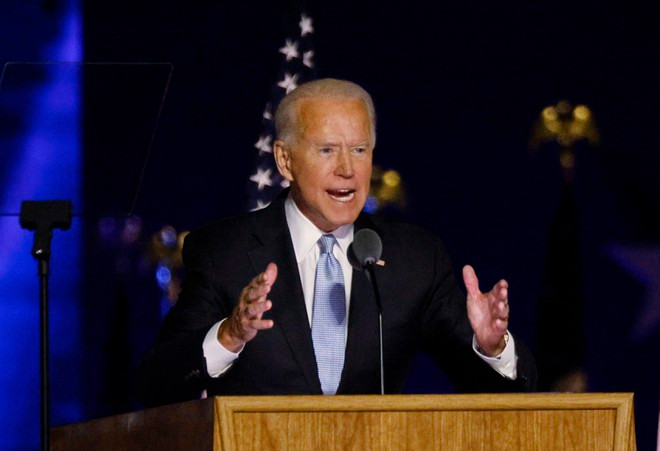 Ngày 29/11, đội ngũ phụ trách chuyển giao của ông Joe Biden đã công bố danh sách các thành viên nhóm truyền thông Nhà Trắng. Đáng chú ý, toàn bộ 7 thành viên nhóm truyền thông Nhà Trắng của ông Biden đều là nữ. Ảnh: Reuters.