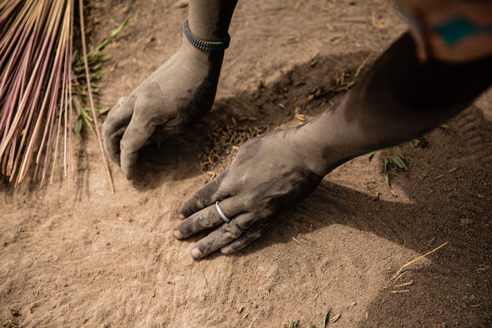 Những người dân sơ tán ở Nigeria bị ảnh hưởng nặng nề bởi tác động kinh tế mà dịch COVID-19 gây ra.