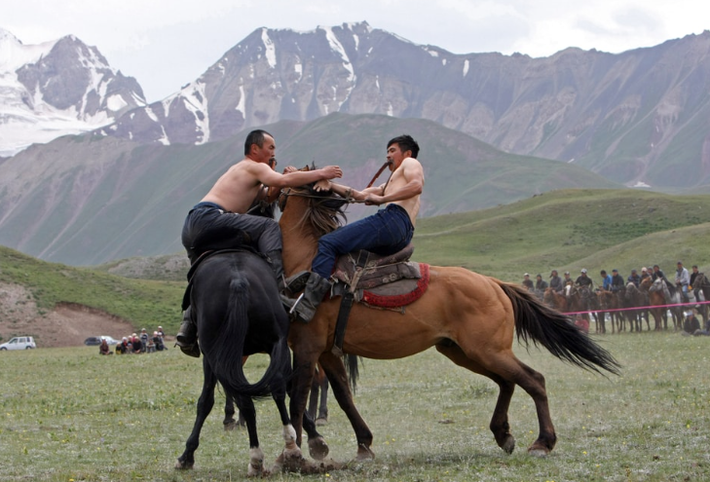 Ngựa là biểu tượng của nền văn hóa du mục của Kyrgyzstan. Ảnh: Shutterstock.