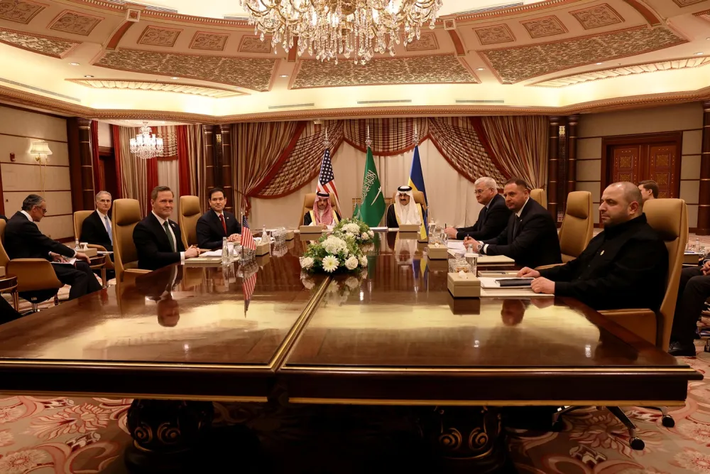 Ngày 11/3, cuộc đàm phán giữa phái đoàn Mỹ và Ukraine đã diễn ra tại thành phố Jeddah, Ả Rập Xê Út. Ảnh: GI.