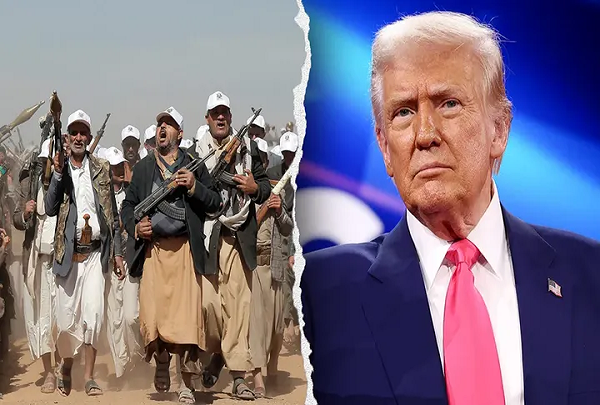 Tổng thống Mỹ Donald Trump ra lệnh mở cuộc tấn công quy mô lớn nhằm vào lực lượng Houthi tại Yemen sau khi nhóm này đe dọa tiếp tục tấn công các tàu có liên hệ với Israel ở Biển Đỏ. Ảnh: Fox News.