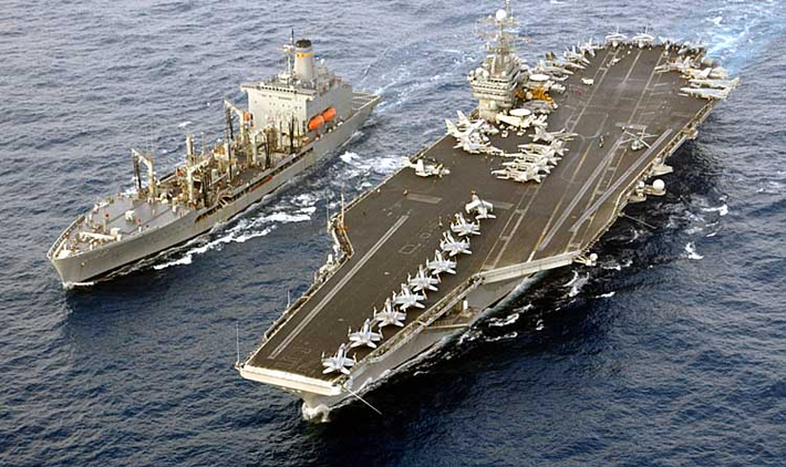 "Các cuộc tấn công nhằm vào nhóm tác chiến tàu sân bay của Mỹ là nhằm trả đũa cuộc tấn công của họ nhằm vào Yemen", phát ngôn viên của lực lượng Houthi cho biết trong một tuyên bố đăng trên Telegram hôm 17/3. Ảnh: Wikipedia.