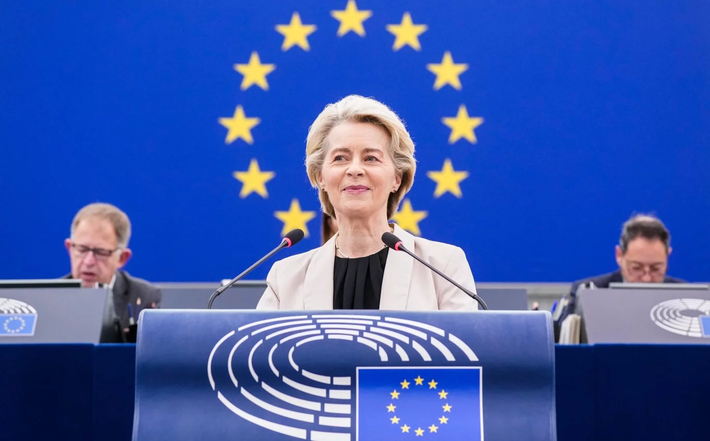 Bà Ursula von der Leyen được bầu làm Chủ tịch Ủy ban châu Âu (EC) hôm 16/7/2019. Đây là lần đầu tiên sau hơn 60 năm, một người Đức được trao quyền lực cao nhất trong Liên minh châu Âu. Ảnh: ENE.
