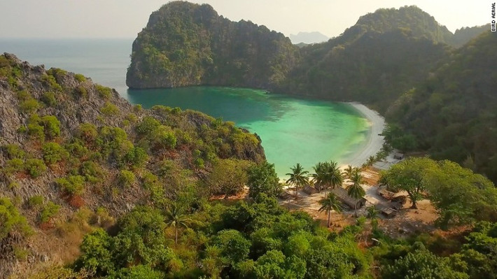 Phong cảnh thanh bình trên đảo Mergui.