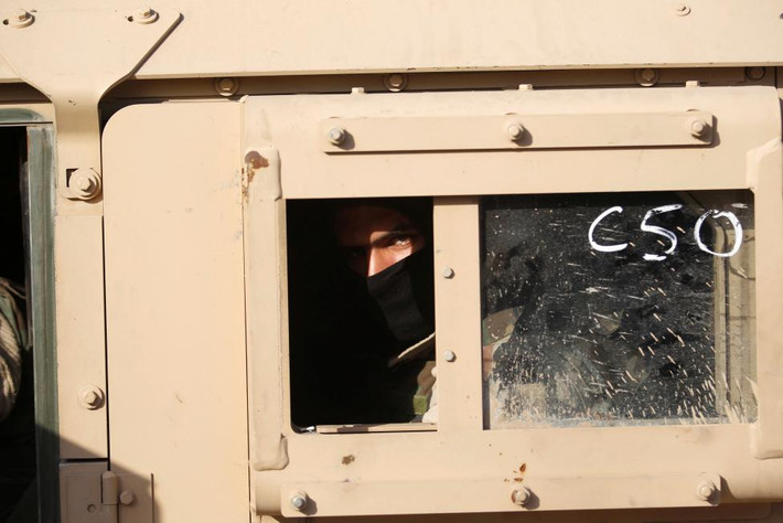 Một binh sĩ Iraq tham gia chiến dịch giải phóng Mosul khỏi IS.