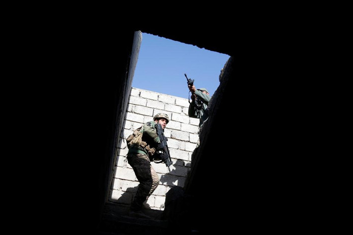 Lực lượng an ninh Iraq tham gia chiến dịch giải phóng Mosul.
