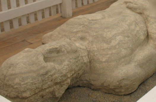 Người khổng lồ Cardiff (Cardiff Giant) cao khoảng 3 mét là một trong những trò lừa đảo nổi tiếng nhất trong lịch sử khảo cổ học Mỹ. Thực chất đây là một tác phẩm của một thợ đục đá mà thôi.