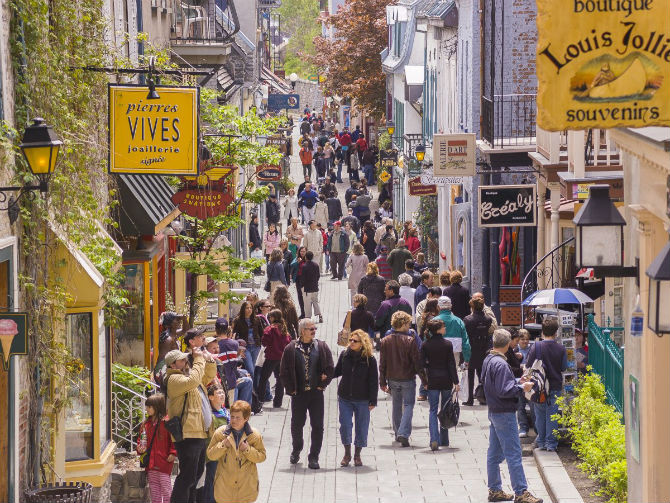 Thành phố Quebec, Canada, được UNESCO công nhận là Di sản Văn hóa Thế giới.